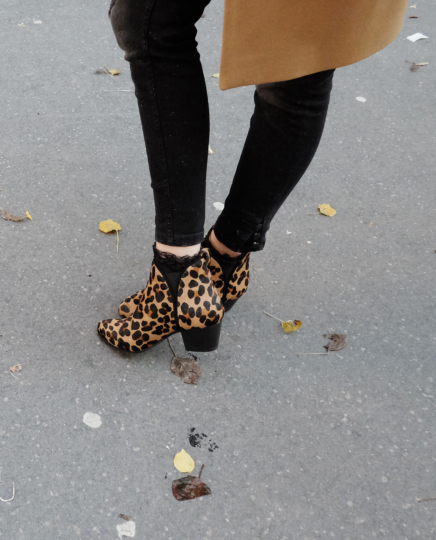 boots leopard sezane