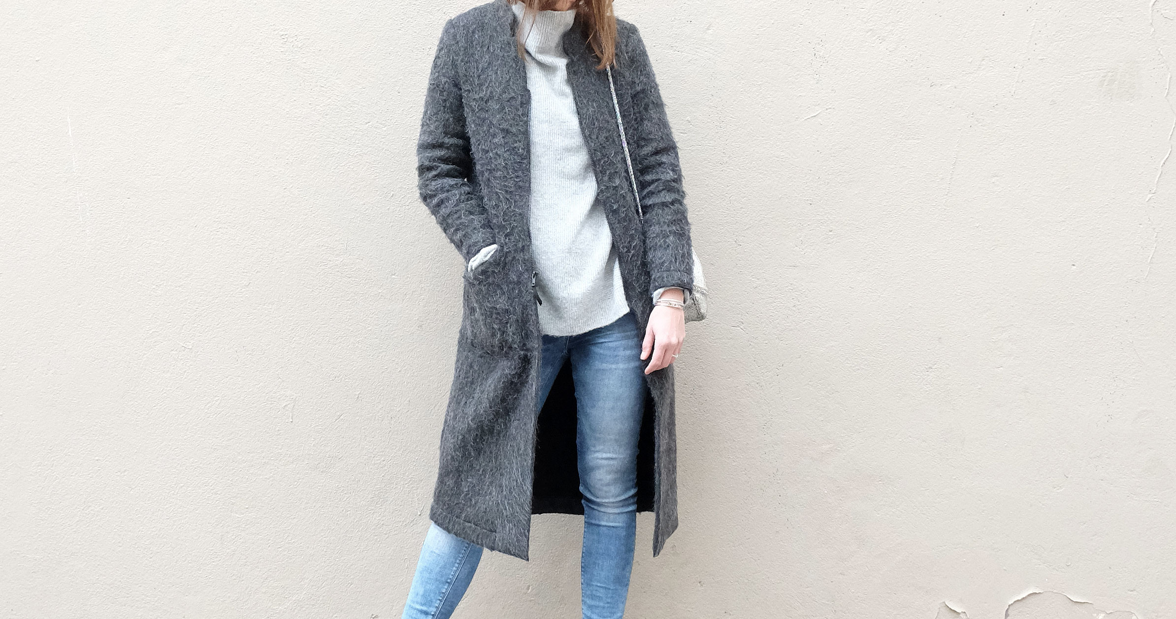 manteau gris