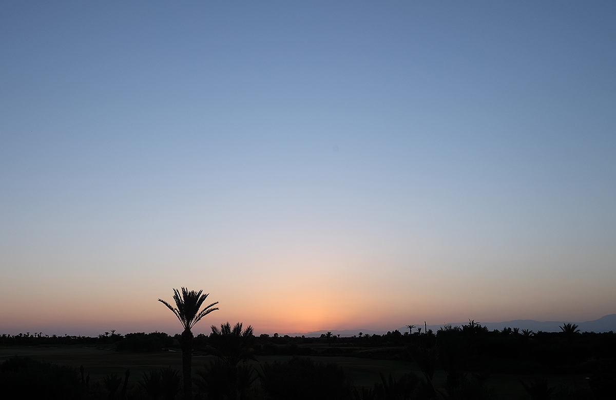 sunset marrakech