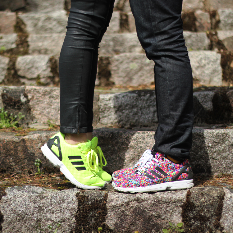 adidas zx flux femme jaune fluo