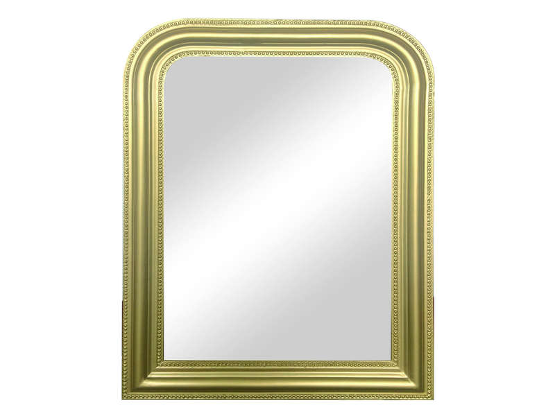 miroir doré cheminée